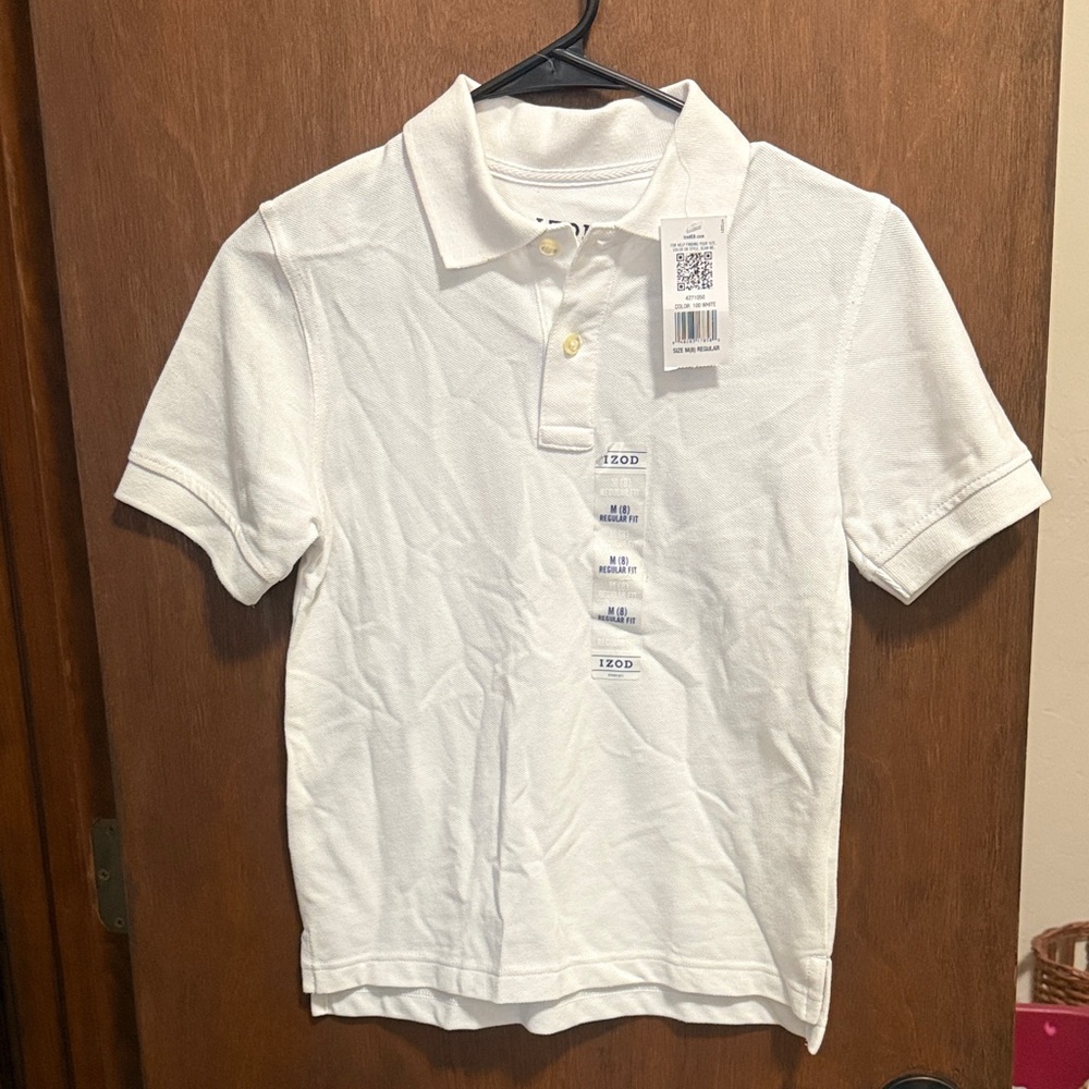 Izod Kids White Polo Shirt